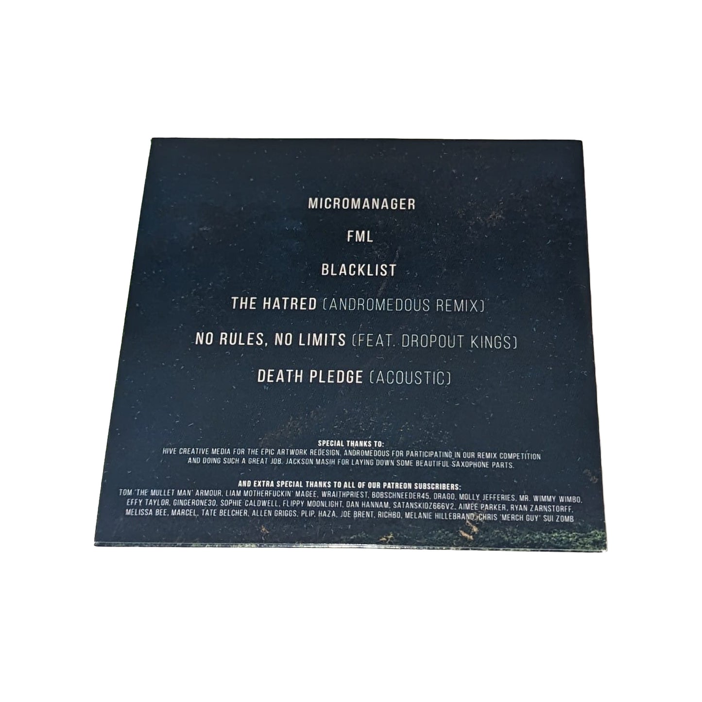 Cardboard Sleeve CD - Death Pledge: Re-mortgaged (Bonus CD)